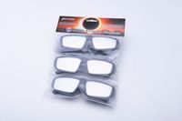 Lunettes d'éclipse solaire en plastique unisexe noires avec lunettes de soleil à lentille d'observation UV400 pour une visualisation sûre d'éclipse