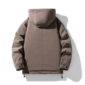 Veste pour homme de haute qualité avec logo personnalisé, surdimensionnée, veste d'hiver pour homme à la mode, résistante au froid et chaude, veste en duvet pour homme - Product Image 4