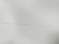 Écran de projection acoustique perforé Future, matériau blanc-gris, HD, acoustiquement transparent, écran de projection sonore transparent