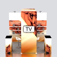Top vente 10x10ft Expo Design Portable en aluminium Tube publicité étagère support supports salon stand d'exposition exposition