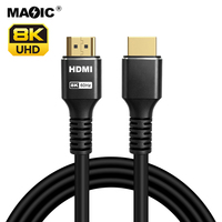 Câble HDMI 2.1 plaqué or personnalisable sur mesure en usine, 8K