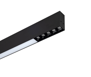 Đen hiện đại đơn giản 40 Wát tiết kiệm năng lượng tuyến tính COB <span class=keywords><strong>LED</strong></span> Trần Đèn Mặt dây dẫn tuyến tính ánh sáng - Product Image 2