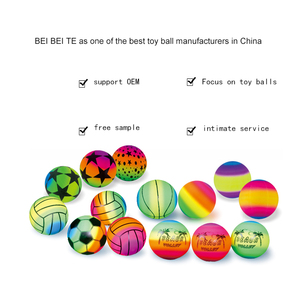 Ballon de plage rebondissant arc-en-ciel, sans danger, sans goût, avec logo OEM, en <span class=keywords><strong>PVC</strong></span> gonflable, pour usage extérieur et aquatique, unisexe - Product Image 2