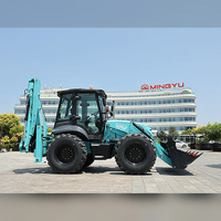 Backhoe Loader Multi-Fungsi untuk Pertanian, Excavator Loader Mingyu Dua-dalam-Satu, Tersedia dalam Stok