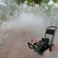 Machine de pulvérisation de pesticides agricole à roues, électrique, haute pression, à couverture rapide et à refroidissement automatique
