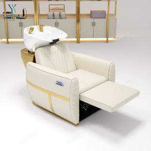 Style européen Salon lavage cheveux équipement lavabo bol shampooing chaise canapé Spa tête Massage shampooing Station électrique - Product Image 4