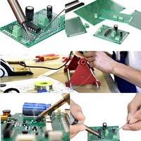 Carte de prototype PCB universelle double face perforée et étamonnée pour expériences de soudure, dimensions 28 x 915 cm
