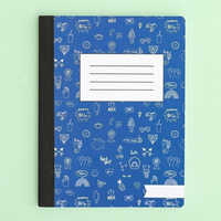 Carnet de composition scolaire personnalisé en promotion – Fournitures de papeterie pour étudiants – Cahier d'exercices