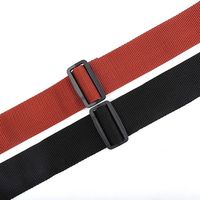 Sangle PP 50*166cm personnalisée avec support de médiator pour guitare électrique acoustique en cuir PU