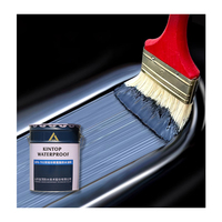Revêtement imperméable en caoutchouc liquide PVC et PU pour toitures et sols, appliqué au pinceau et au pulvérisateur pour l'étanchéité des piscines et des toitures