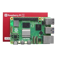 ZYSY Nuevo Kit Original Raspberry Pi 5 8GB Placa de Desarrollo BCM2712 ARM Cortex-A76 Básico con Carcasa y Ventilador, Computadora Individual