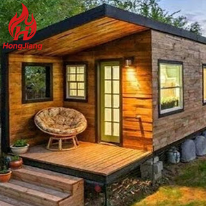 Chi phí thấp Caravan Trailer nhà di động <span class=keywords><strong>Tiny</strong></span> xe thép di động biệt thự di động cabin với nhà bếp cho đất không sử dụng - Product Image 1