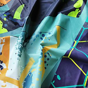 通気性のあるリサイクル100%ナイロン裏地生地（ダウンプルーフ・シレ加工） - Product Image 5