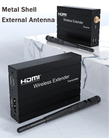 Nouvel Extenseur HDMI Sans Fil 200m, Émetteur et Récepteur HDMI avec Transmission 1080p, Matériel en Alliage d'Aluminium, Accessoire TV