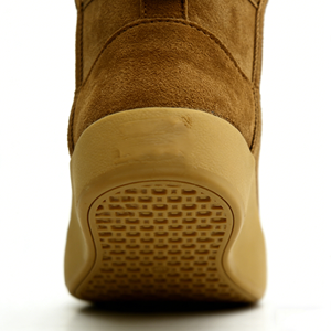 Stivali da Neve in Pelle di Pecora a Doppia Faccia Marrone per Uomo e <span class=keywords><strong>Donna</strong></span>, Vendita Diretta dalla Fabbrica OEM/ODM, Logo Personalizzabile - Product Image 5