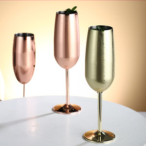 500ml Stainless Steel Tall Red <strong>Wine</strong> Colorful Large-capacity Drum-shaped Drop-resistant <strong>Copper</strong> Plated <strong>Wine</strong> <strong>Glass</strong> - Product Image 6