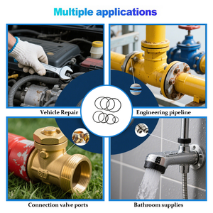 Custom Food Grade und USP Approved 2 "Fkm Silikon EPDM <span class=keywords><strong>NBR</strong></span> Sanitär dichtung mit rostfreiem Sieb für Tri Clamp Pipe Fittings - Product Image 6