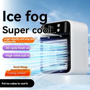 Nouveau ventilateur brumisateur 500ML, rafraîchisseur d'air 3000mAh USB rechargeable, silencieux, portable, pour chambre et bureau, humidificateur électrique - Product Image 2