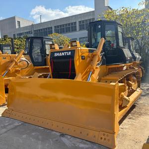 Shantui SD16 Bulldozer de Orugas, Maquinaria de Movimiento de Tierras, Equipo de Construcción Anfibio, Amarillo - Product Image 2
