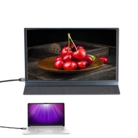 Moniteur portable 15,6 pouces, écran double USB, écran portable supplémentaire pour ordinateur portable, écran magnétique portable pour jeux
