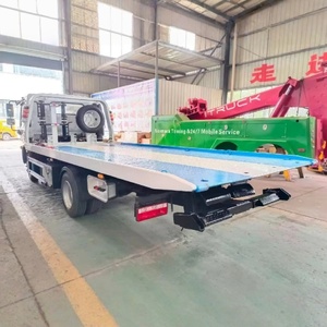 Dongfeng 4X2 4 Tons Slide <b>Flatbed</b> Tow <b>Truck</b> Road Wrecker <b>Truck</b> - Product Image 4