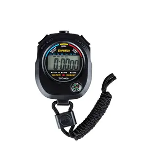 Hoge Kwaliteit Stop Watch Digitale Hardlooptimer Klok Multi-Functionele Sporthorloge Waterdichte Duurzame Sporttrainingsapparatuur