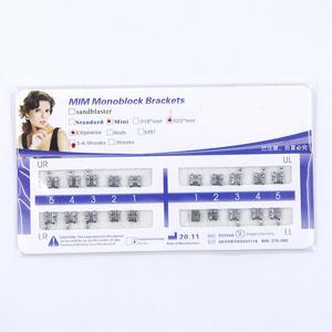 Mini MBT Monoblock Orthodontic Brackets 0.022 Slot 345 Hooks <b>Sandblasted</b> Metal Dental Alignment Accessories - Product Image 5