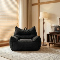 2026 Fauteuil de loisirs Tatami compressé tendance, style pouf avec dossier, direct usine, pour chambre de filles
