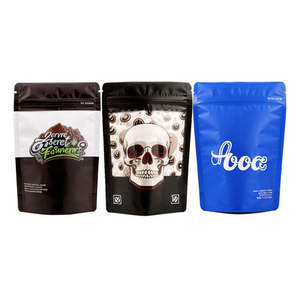 Tùy Chỉnh In Nắp Kéo 3.5G 7G Rỗng Cookie Kẹo Đặc Biệt Hình Ziplock Mùi Bằng Chứng Cutout Chết Cắt Mylar Túi Với Hộp - Product Image 3