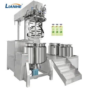 Cosmetic Beauty Cream Manufacturing Industrial Emulsifier Vacuum Mixer Homogenizing Machine Mayonnaise Vacuum Making Machine