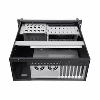 Hongyi 4U4508K-A châssis de serveur de contrôle industriel 45*43*17.8CM 4U épaisseur 1.2mm SGCC acier E-ATX ATX ITX M-ATX produits Stock