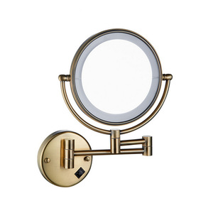 Espejo de Maquillaje Redondo Saint Ruijia 6503 con Luz LED, Espejo de Vanidad para Baño con Montaje en Pared - Product Image 1