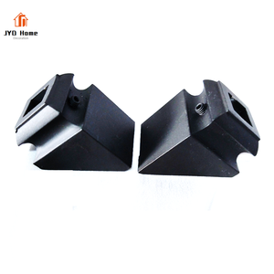 Matt Black Angled Baluster Base Shoes for 1/2" Iron Spindles Metal <strong>Stair</strong> <strong>Parts</strong> Wholesale - Product Image 2