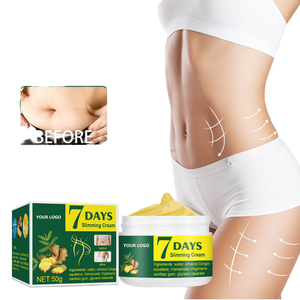 Crème de massage amincissante et raffermissante au gingembre et à l'acide citrique Bettermiss en gros, 50g, personnalisable pour la perte de poids corporel et la réduction de la cellulite - Product Image 1