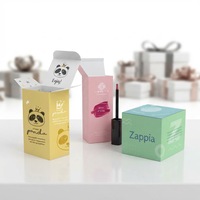 Boîtes d'emballage cosmétiques vides de luxe écologiques personnalisées avec impression offset et formes d'étiquettes personnalisées (matériaux papier et carton)
