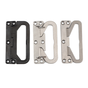 Eingelassener Klappgriff für Serverschränke aus 304 Edelstahl, Industrieller Zuggriff, Hochbelastbar, Elektropoliert und Passiviert - Product Image 4