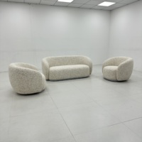 Ensemble de canapés de salon de luxe moderne, structure en bois massif avec mousse haute densité, couleur personnalisée, meubles de salon pour la maison