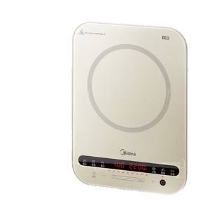 Table de cuisson à induction Midea, brûleur unique, 2200W, plaque chauffante en céramique, contrôle par micro-ordinateur, cuisinière électrique intelligente pour la maison - Product Image 1