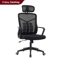 Chaise de bureau exécutive pivotante ergonomique moderne en maille avec dossier réglable, modèle 6702, personnalisable, vente en gros, usine Yike