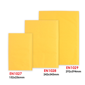 Foska carta Kraft gialla piccola bolla Poly mailer aria imbottita buste di carta postale corriere postale borse Express - Product Image 2