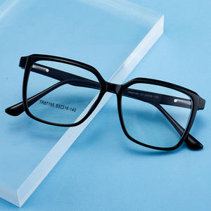 Lunettes anti-lumière bleue TR87195, monture carrée en acétate TR90, monture intégrale unisexe, avec protection contre la lumière bleue - Product Image 5