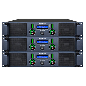 AUWAY MT1000 2-Kanal Subwoofer DSP Leistungsverstärker 1000 Watt Klasse H Professionelles Lautsprechersystem - Product Image 3