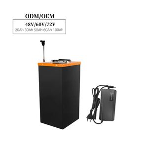LiFePO4 48V 60V 72V Batería de vehículo eléctrico Paquete de iones de litio EV Coches Lifepo4 72v 100ah Baterías - Product Image 1