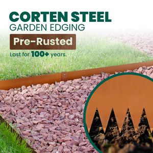 ขอบสวนเหล็กคอร์เทนสำหรับจัดสวนสนามหลังบ้านและขอบสนามหญ้า - Product Image 3