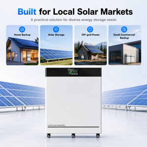 Batterie solaire sur pied 15Kwh 20Kwh 30Kwh 40Kwh pour la maison, le bureau, le magasin, stockage d'énergie pour les distributeurs WSC-YJ51400DP 51.2V 400Ah - Product Image 4