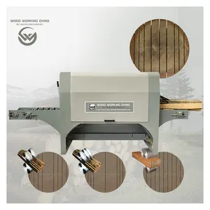 Hz0420 Carpintería Sierra de corte de troncos redonda Multi Blade Multi Rip Saw Machine