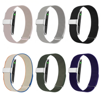 Bracelet de montre en nylon tissé premium Win-Win 20 mm, respirant, bracelet de remplacement sportif pour Hume Band