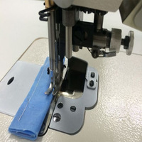 Machine à coudre industrielle à grande vitesse 5200 pour la coupe et la couture à lit plat avec ordinateur intégré avec dispositif à couteau