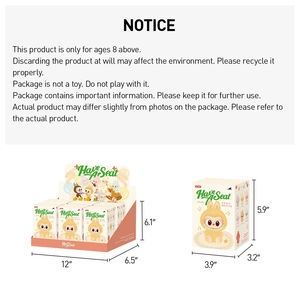 Venta al por mayor Gran oferta Original Labubu Popmart Legit Have a Seat juguetes de peluche vinilo caja ciega colgante lindo llavero encantador para regalo - Product Image 5