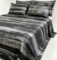 Parure de lit en polyester doux la plus vendue, adaptée aux lits simples et doubles, ensemble de draps-housses élastiques de couleur unie